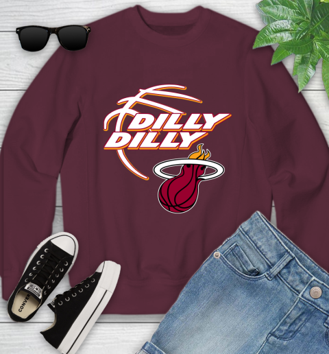 NBA Miami Heat Dilly Dilly Basketball Sports Youth Sweatshirt 5