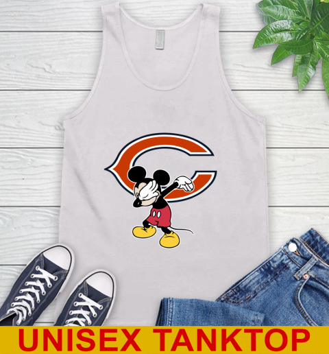 Chicago Bears NFL Football Dabbing Mickey Disney Sports Tank Top