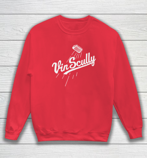 Vin Scully Microphone Sweatshirt 6