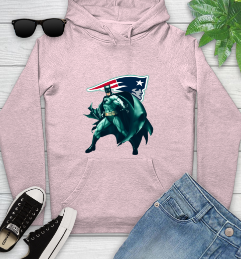 NFL Batman Football Sports New England Patriots Youth Hoodie 10