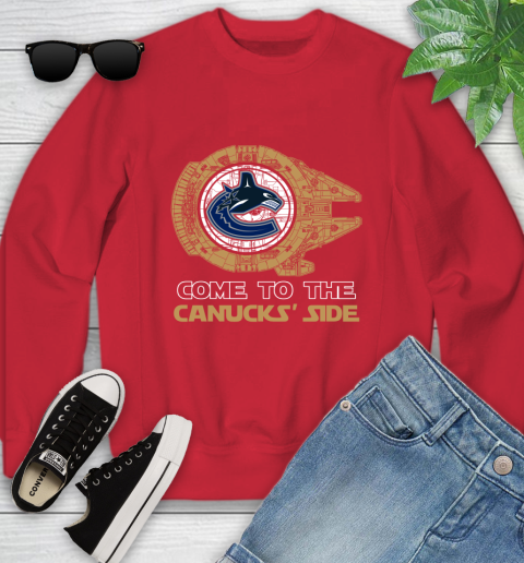 NHL Come To The Vancouver Canucks Wars Hockey Sports Youth Sweatshirt 8