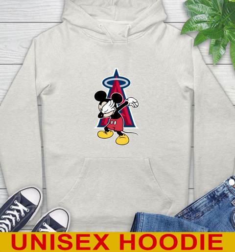 Los Angeles Angels MLB Baseball Dabbing Mickey Disney Sports Hoodie 12