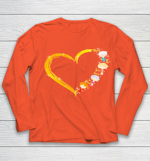 Heart The Golden Girls Thank you for being a friend Youth Long Sleeve 3