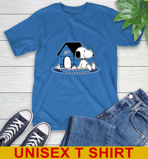 NBA Basketball Oklahoma City Thunder Snoopy The Peanuts Movie Shirt T-Shirt 9