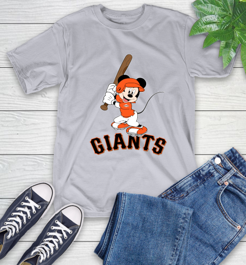 MLB Baseball San Francisco Giants Cheerful Mickey Mouse Shirt T-Shirt 6