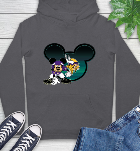 NFL Minnesota Vikings Mickey Mouse Disney Football T Shirt Hoodie 7