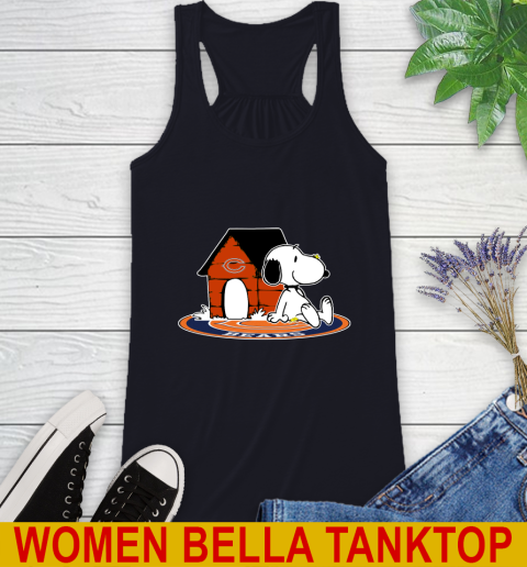 NFL Football Chicago Bears Snoopy The Peanuts Movie Shirt Racerback Tank 10