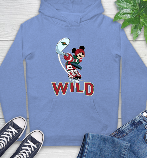 NHL Hockey Minnesota Wild Cheerful Mickey Mouse Shirt Hoodie 12