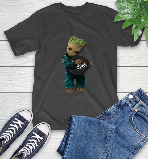 NHL Groot Guardians Of The Galaxy Of The Galaxy Hockey Sports Nashville Predators T-Shirt 2