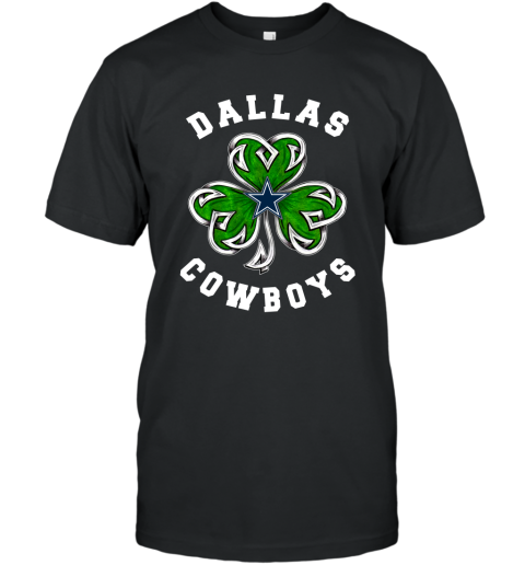 NFL Dallas Cowboys Three Leaf Clover St Patrick's Day Football Sports Hoodie