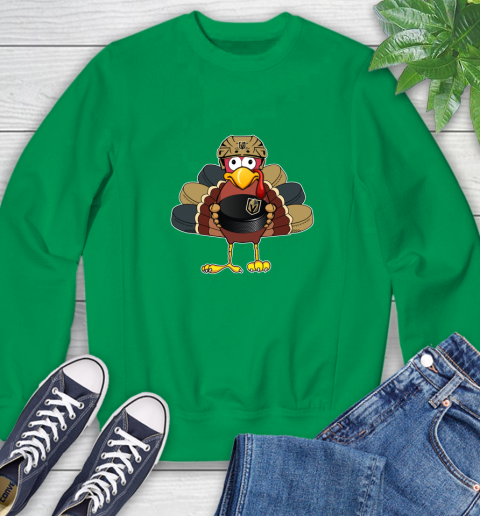 Vegas Golden Knights Turkey Thanksgiving Day Sweatshirt 6