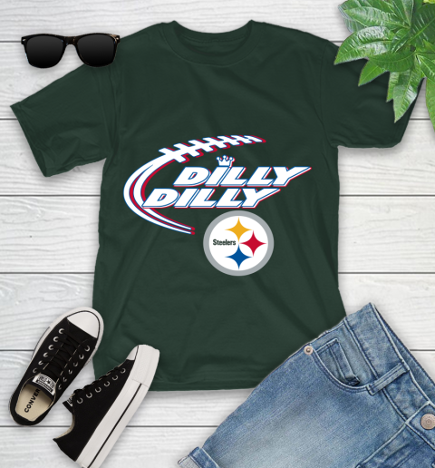 NFL Pittsburgh Steelers Dilly Dilly Football Sports Youth T-Shirt 5