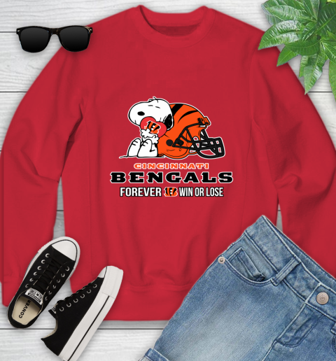 NFL The Peanuts Movie Snoopy Forever Win Or Lose Football Cincinnati Bengals 123