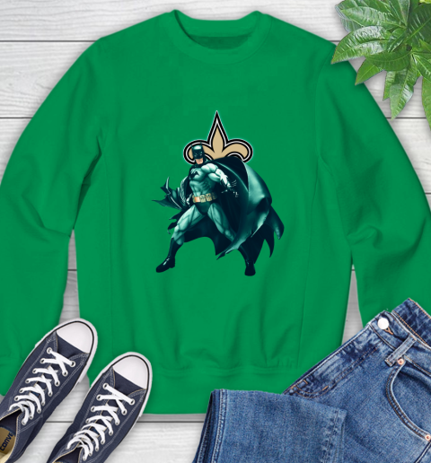 NFL Batman Football Sports New Orleans Saints Sweatshirt 6