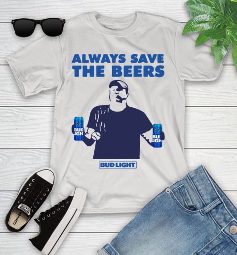 Always Save The Bees Beers Bud Light Jeff Adams Beers Over Baseball Youth T-Shirt 1