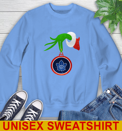 Toronto Maple Leafs Grinch Merry Christmas NHL Hockey Sweatshirt 11