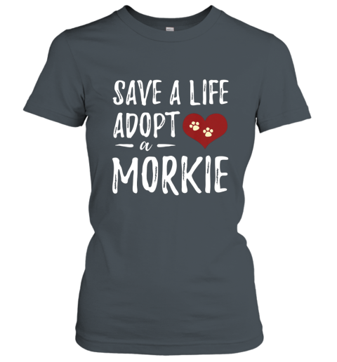 Adopt A Morkie Funny Rescue Dog Mom Gift