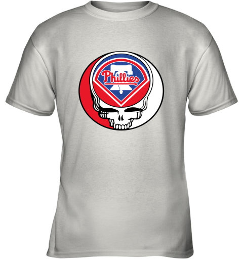 Philadelphia Phillies The Grateful Dead Baseball MLB Mashup Youth T-Shirt