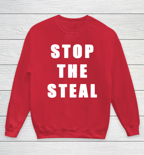 Stop The Steal Youth Sweatshirt 7