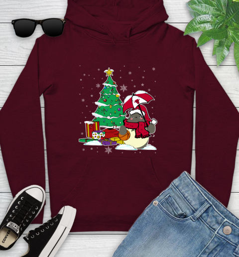 Chicago Bulls NBA Basketball Cute Tonari No Totoro Christmas Sports Youth Hoodie 7