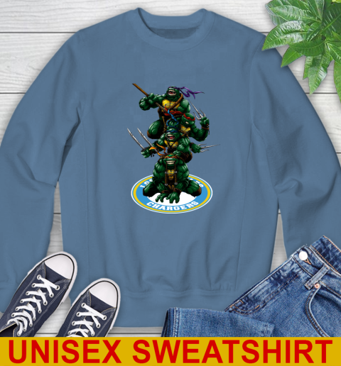 NFL Football Los Angeles Chargers Teenage Mutant Ninja Turtles Shirt Sweatshirt 8