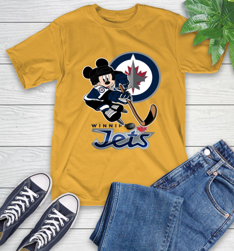 NHL Winnipeg Jets Mickey Mouse Disney Hockey T Shirt T-Shirt 3
