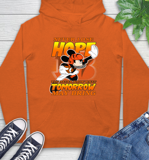 Cincinnati Bengals NFL Football Mickey Disney Never Lose Hope Hoodie 4