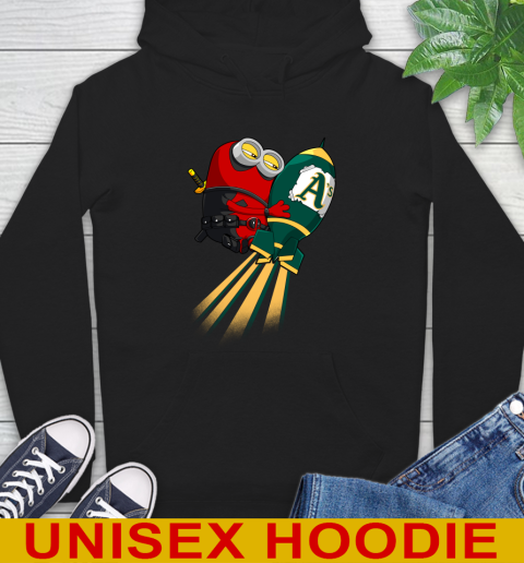 MLB Baseball Oakland Athletics Deadpool Minion Marvel Shirt Hoodie