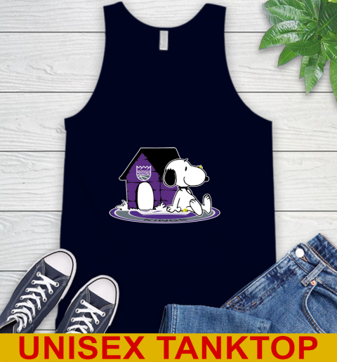 NBA Basketball Sacramento Kings Snoopy The Peanuts Movie Shirt Tank Top 3