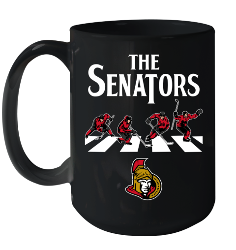NHL Hockey Ottawa Senators The Beatles Rock Band Shirt Ceramic Mug 15oz
