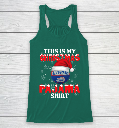 LA Clippers This Is My Christmas Pajama Shirt NBA Racerback Tank 5