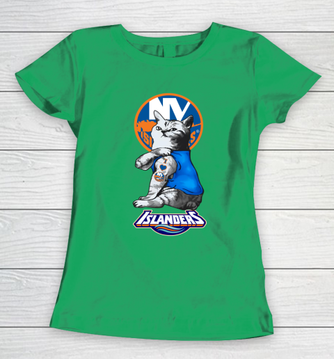 NHL My Cat Loves New York Islanders Hockey Women's T-Shirt 5