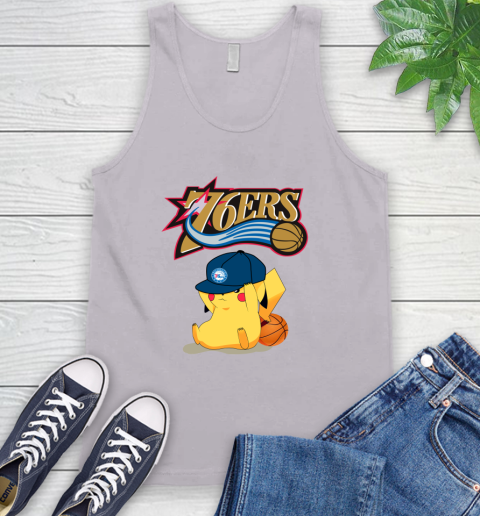 NBA Pikachu Basketball Sports Philadelphia 76ers Tank Top 4