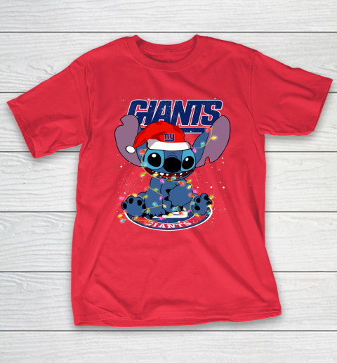New York Giants NFL Football noel stitch Christmas T-Shirt 7