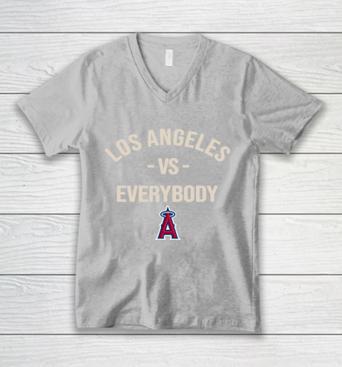 Los Angeles Angels Vs Everybody V-Neck T-Shirt 3