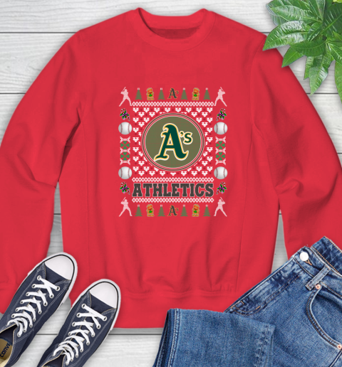 Oakland Athletics Merry Christmas MLB Baseball Loyal Fan Ugly Shirt 34