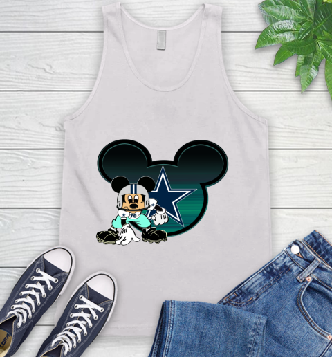NFL Dallas Cowboys Mickey Mouse Disney Football T Shirt Tank Top