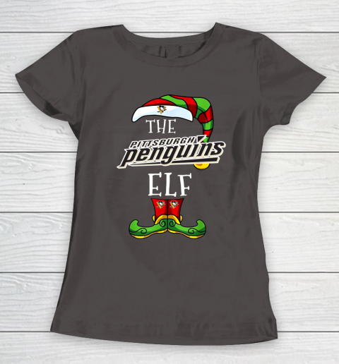 Bore tilbehør Kostbar Pittsburgh Penguins Christmas ELF Funny NHL Women's T-Shirt | Tee For Sports