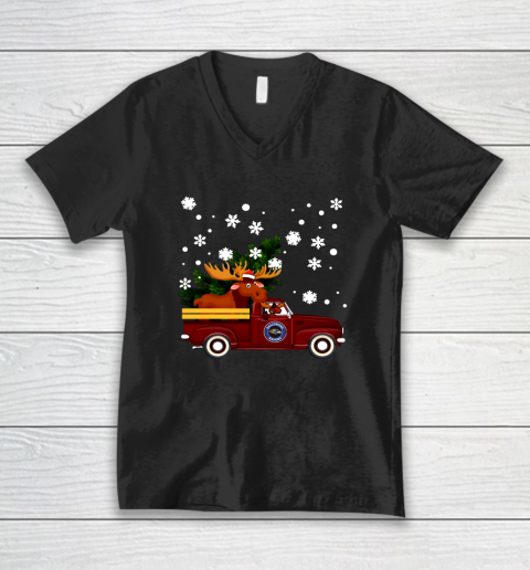 Baltimore Ravens Bring Christmas Home NFL V-Neck T-Shirt