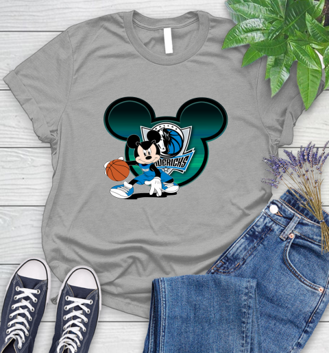 NBA Dallas Mavericks Mickey Mouse Disney Basketball Women's T-Shirt 10