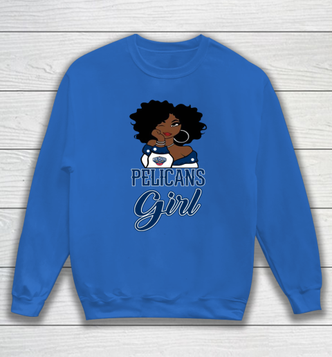 New Orleans Pelicans Girl NBA Sweatshirt 7