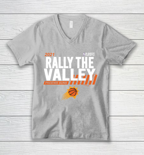 Rally The Valley Phoenixes Suns V-Neck T-Shirt 3