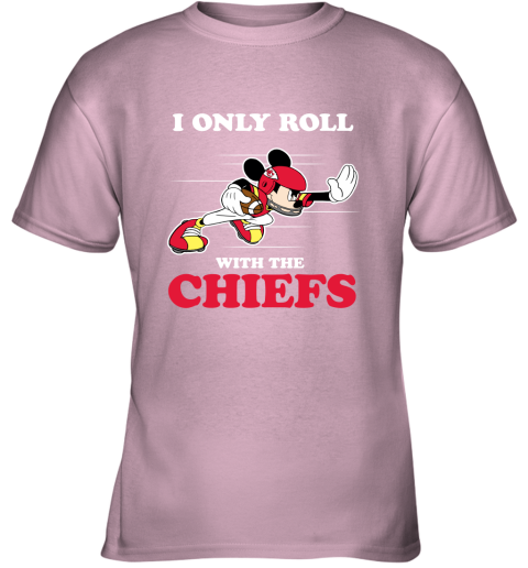 NFL Mickey Mouse I Only Roll With Kansas City Chiefs - Rookbrand