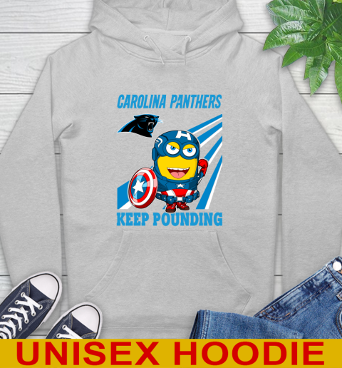 NFL Football Carolina Panthers Captain America Marvel Avengers Minion Shirt Hoodie 6