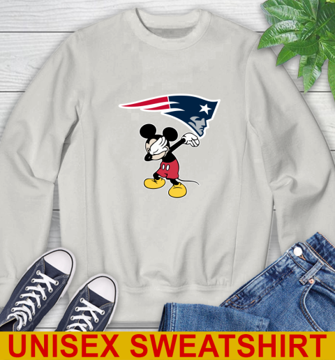 New England Patriots NFL Football Dabbing Mickey Disney Sports Sweatshirt 12