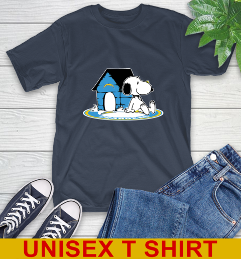 NFL Football Los Angeles Chargers Snoopy The Peanuts Movie Shirt T-Shirt 4