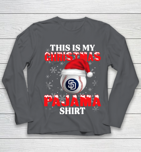 San Diego Padres This Is My Christmas Pajama Shirt MLB Youth Long Sleeve 6