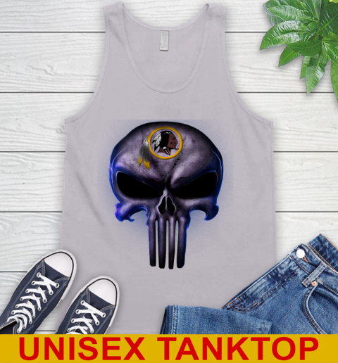 Washington Redskins NFL Football Punisher Skull Sports Tank Top 3