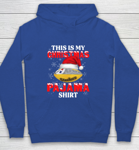 Pittsburgh Steelers This Is My Christmas Pajama Shirt NFL Youth Hoodie 6