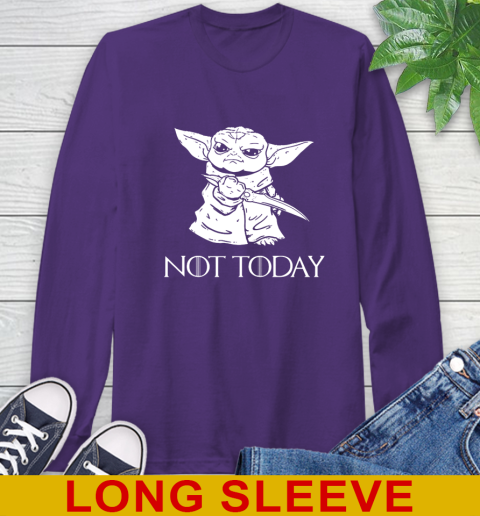 Not Today Game Of Thrones Star Wars Baby Yoda Shirt 59